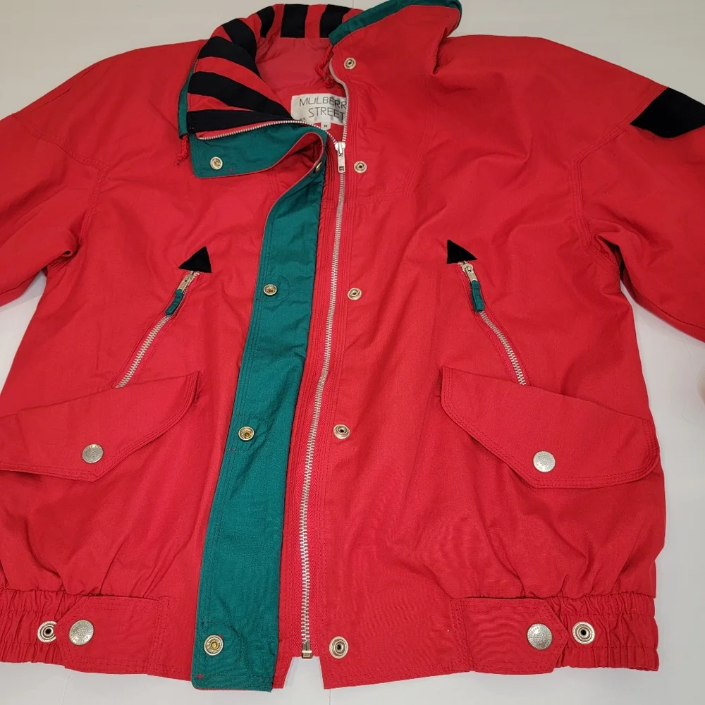 Mulberry Street 80's Drop Shoulder Ski Jacket Made In Russia Medium